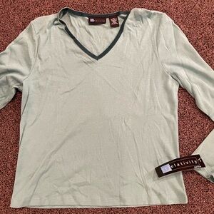 Relativity Long Sleeve Blouse, Size PM, NWT